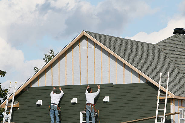 Professional Storm Damage Siding Repair technician working in Runnemede, NJ